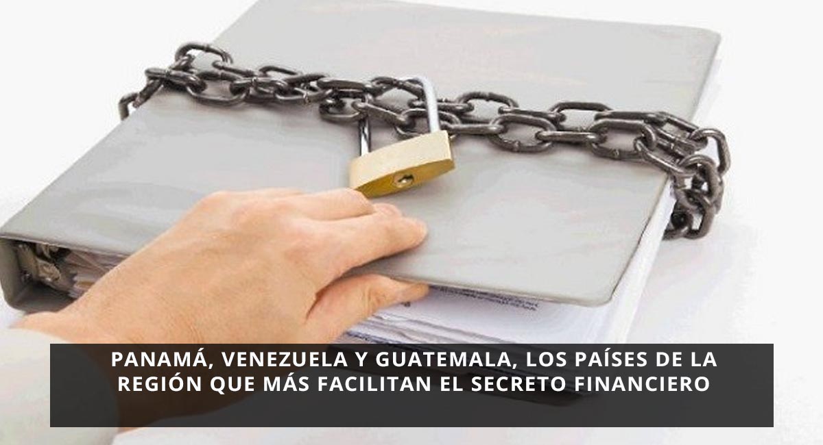 Panamá, Venezuela y Guatemala, los países de la región que más facilitan el secreto financiero
